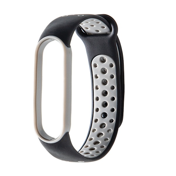 TPU Klockarmband för Xiaomi Mi 5/6 Svart+grå