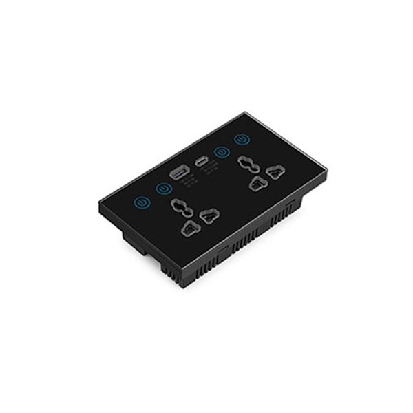 Smart WiFi vägguttag DS-1450WN - Svart Svart