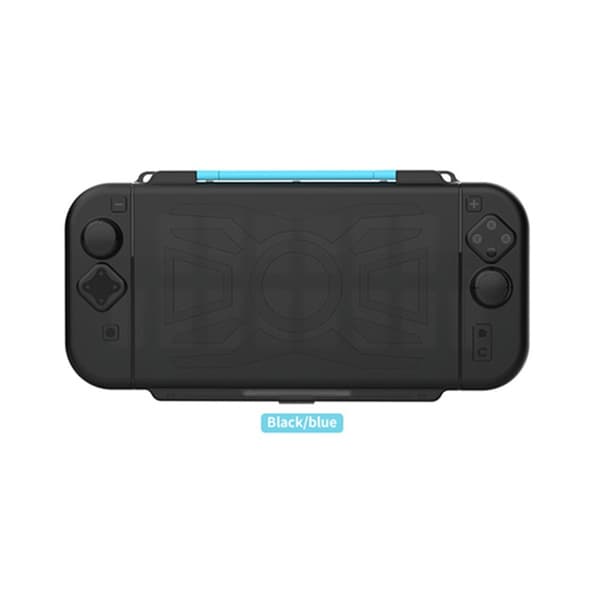 2-i-1 Skyddande Förvaringsväska kompatibel med Switch2 med 14 Spelkortsfack - Blå