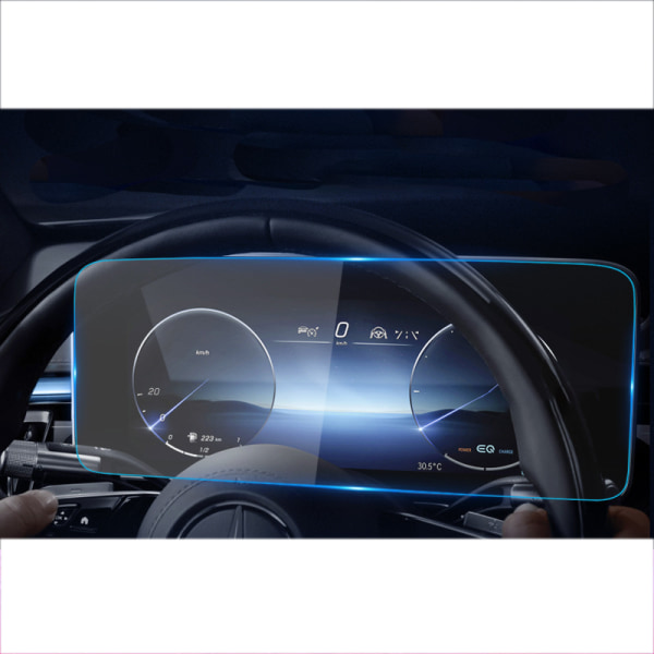 Bilinstrument skærmbeskytter til Mercedes-Benz 2021-2024 S-klass