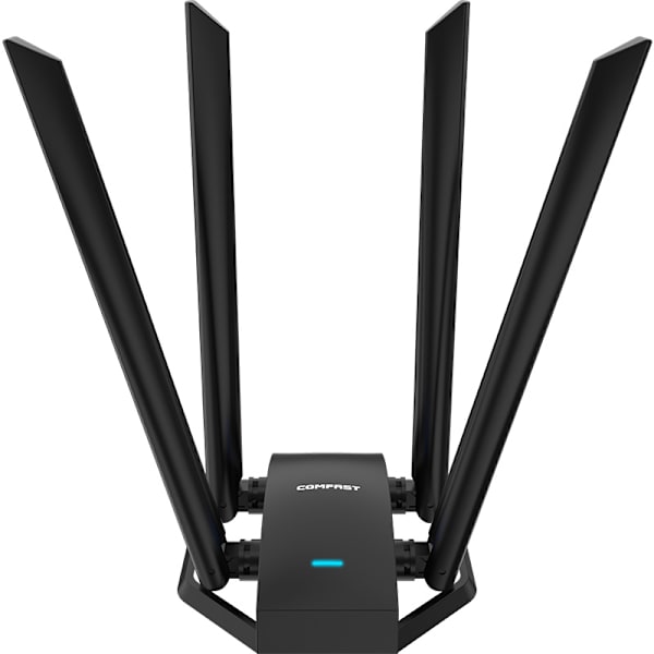 Trådløs WiFi Adapter - Sort