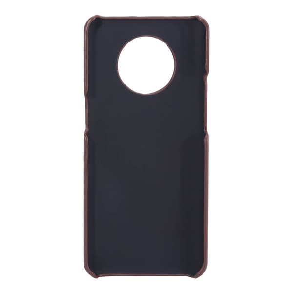 Mobilcover med Kortrum Oneplus 7T Brun