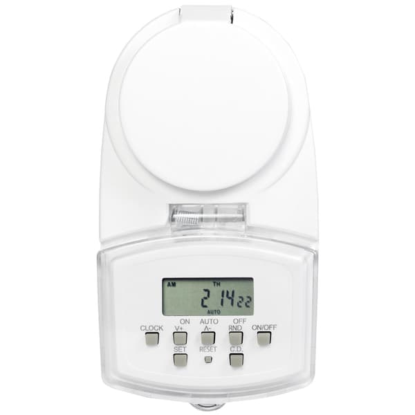Udendørs timer Digital 1800W IP44