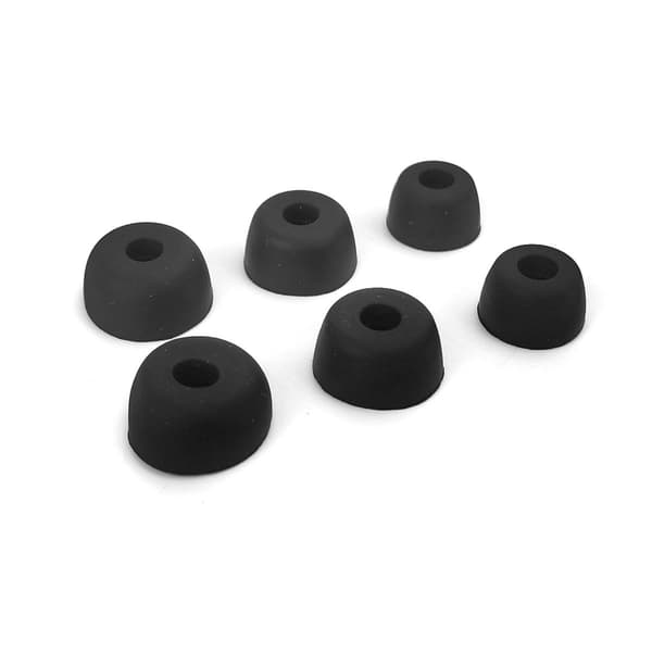 Silikone ørepropper til Jabra Elite 75t/ 65t/ Active/Sport Evolve, S/M/L Black Black
