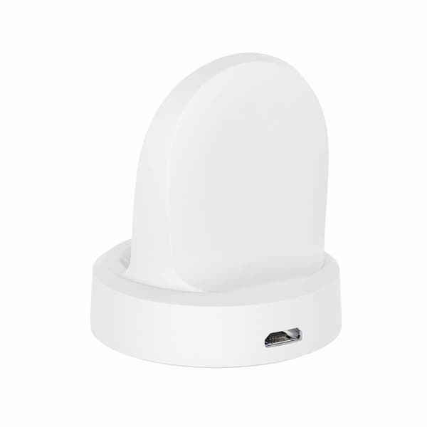 Trådlös laddare för Samsung Galaxy Watch, vit laddningsdocka White White