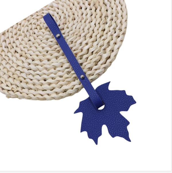 Stilfuld PU Læder Taske Charm Tilbehør Blue Blue