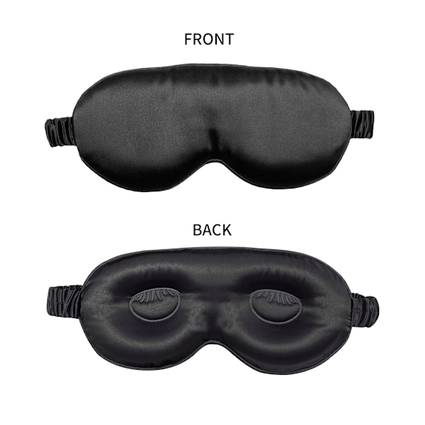 Silkesögonmask- Sovmask med 3D-konturdesign