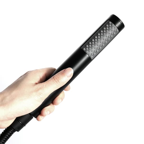 Brusehoved i rustfrit stål Black Black