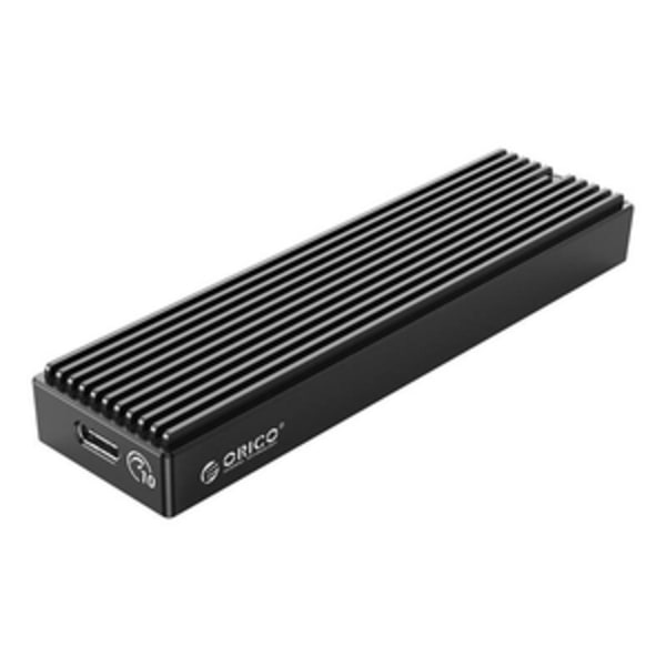 Orico NVME M.2, 10gbps, USB-A til USB-C + USB-C til USB-C drevkabinet (sort)