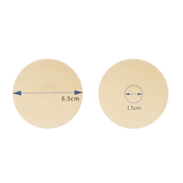 Avtagbara Ventilerande BH-Inlägg diameter  6.5cm