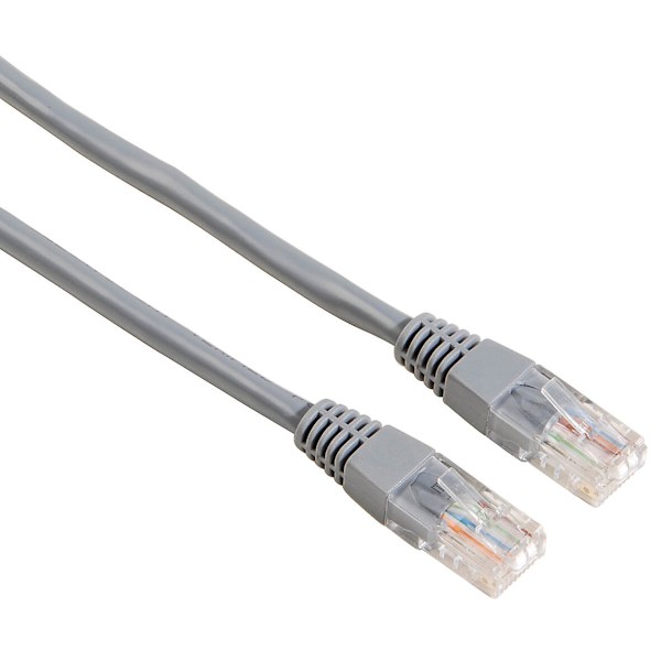 Netværkskabel CAT5e UTP  CrossOver 1,8m Grå