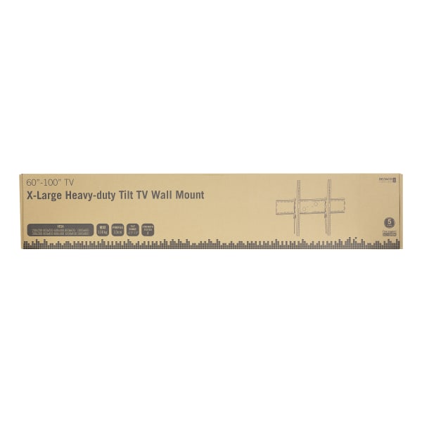 Heavy-duty Tiltable TV Wall mount, 60-100", curved and flat