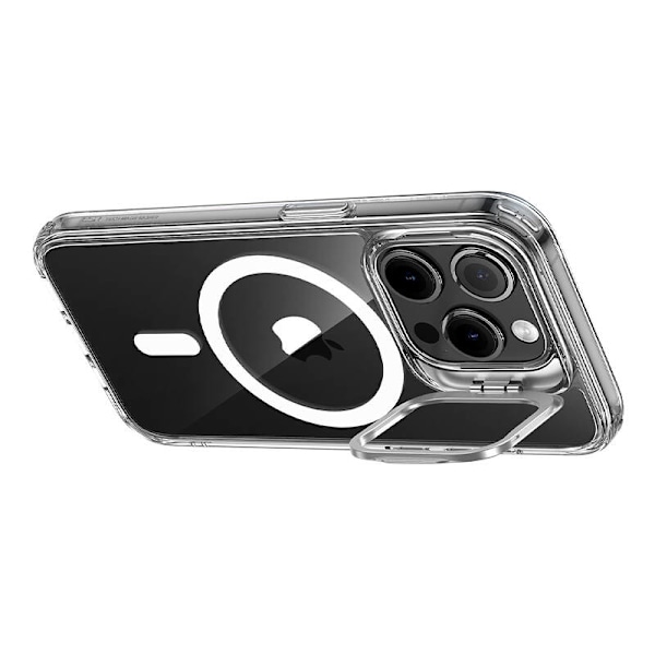 Kotelo ESR Classic Hybrid jalustalla iPhone 15 Prolle, Magsafe (kirkas)
