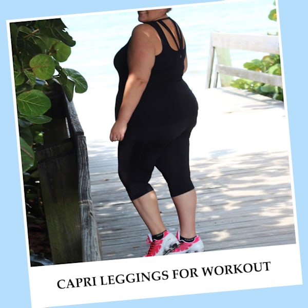 Plus Size yogabukser XL