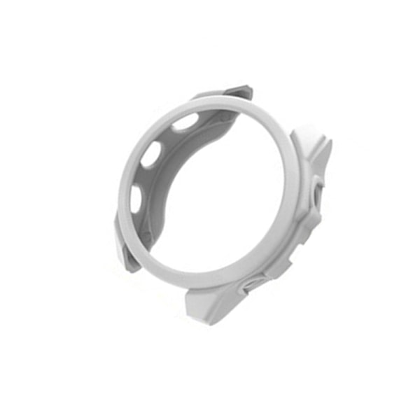 TPU-fodral med vit läderstruktur för Garmin Fenix 8 47MM