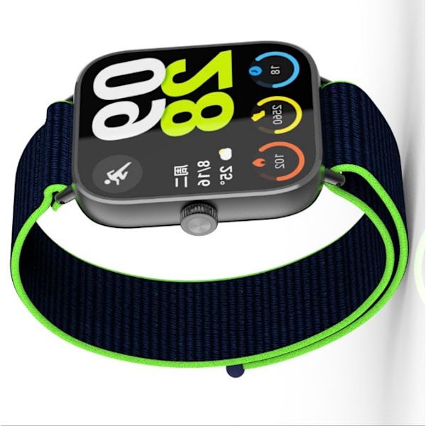 Redmi Watch 5/4 flätad nylonrem Grön