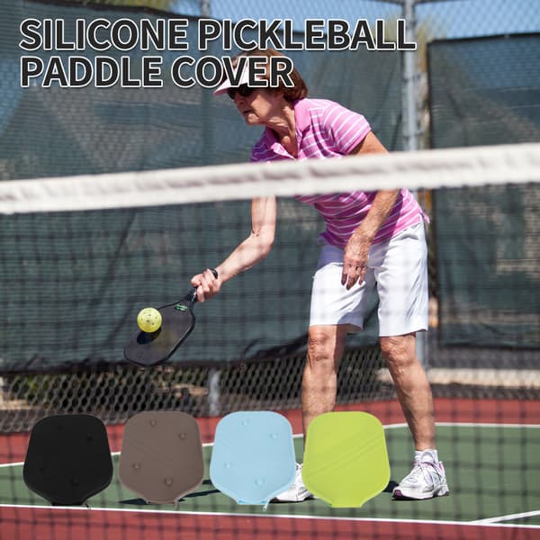 Silikone Pickleball Paddle Cover Black Black