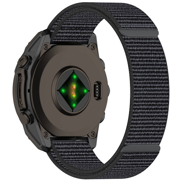 Klockarmband i Nylon för Garmin 20mm Grå