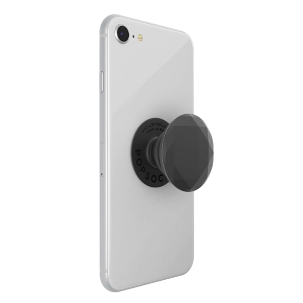 POPSOCKETS Metallic Diamond Black Avtagbart Grip med Ställfunkti