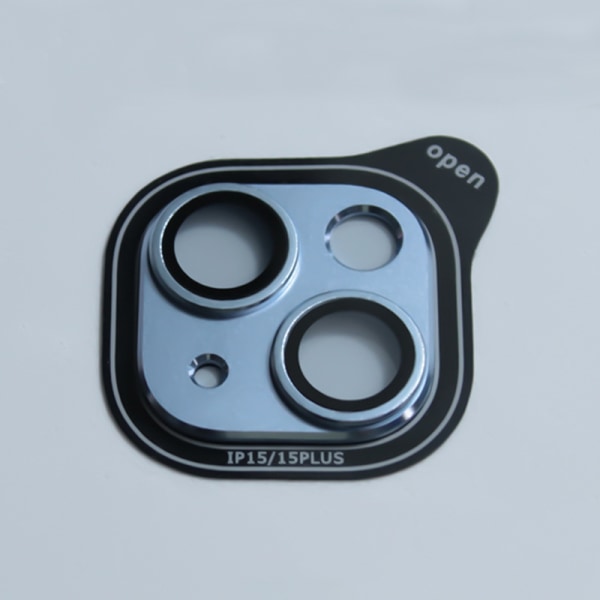 Frosted kamera linsebeskytter til iphone15/iphone15 Plus Blå