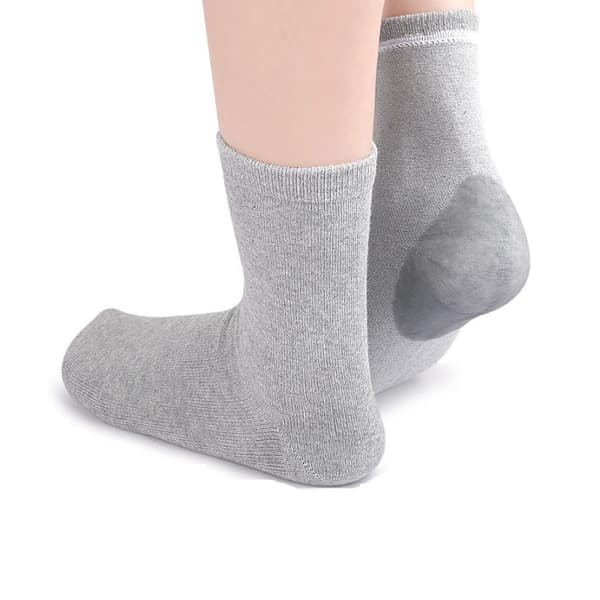 042 Silikoni Heel Geel Nilkkasukat Grey Grey