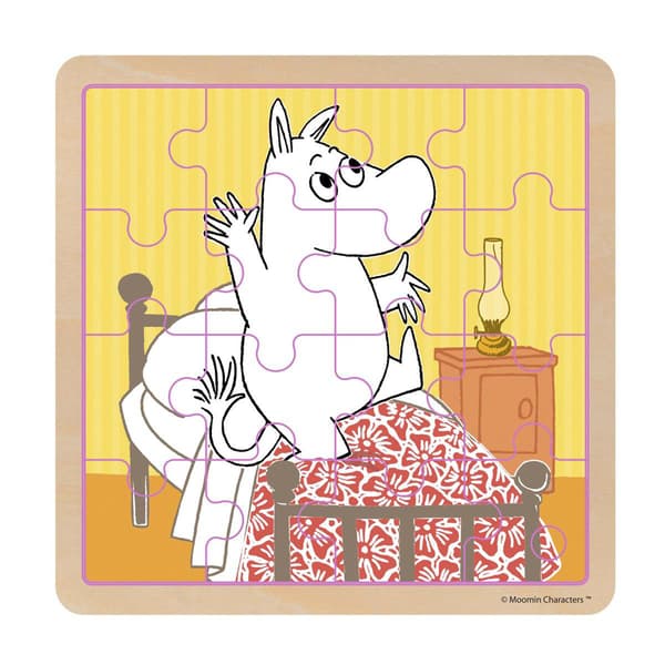 Pussel 16 Pcs Wooden Puzzle Bedtime Jumping