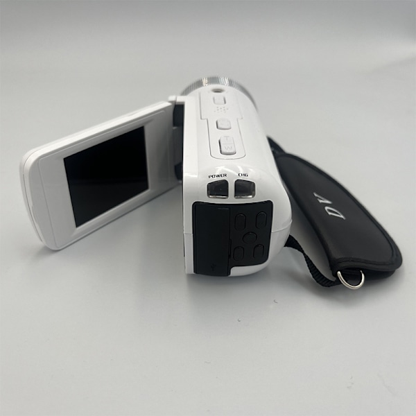 INF HD digitalkamera med vidvinkelobjektiv Hvid