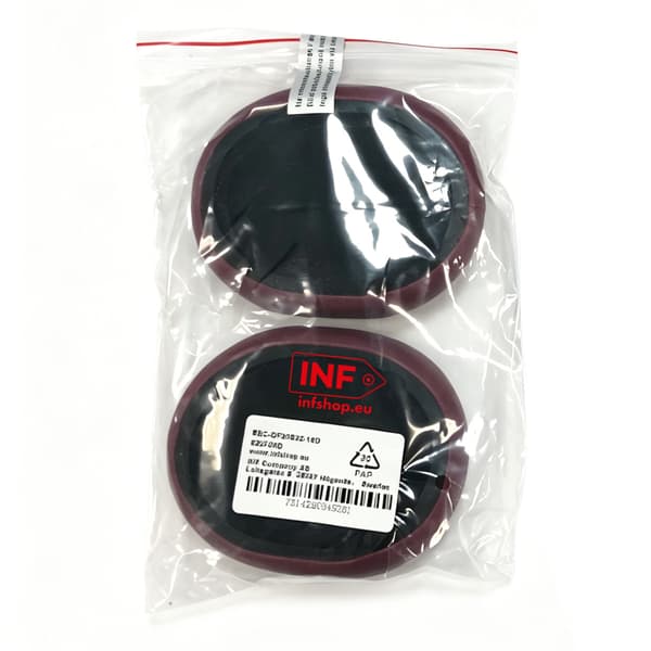 2-pak erstatningsørepuder til Skullcandy Crusher Wireless/Crusher ANC/Hesh3 DarkRed DarkRed