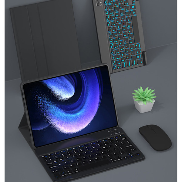 Tabletti näppäimistö kotelo Xiaomi Redmi SE: lle (11 tuumaa) - musta