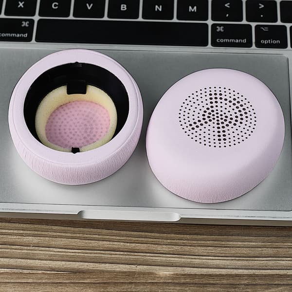 Rosa Ersättningsöronkuddar (2-pack) kompatibelt med Jabra Elite 45h & Evolve2 65 UC Hörlurar