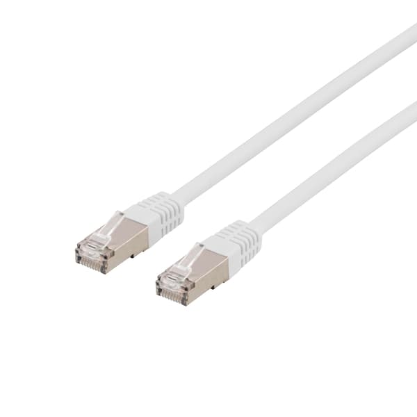 U/FTP Cat6a patch cable 15m 500MHz Deltacertified LSZH white