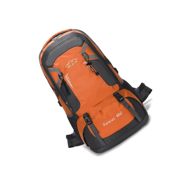60L stor kapacitet udendørs bjergbestigning rygsæk Orange