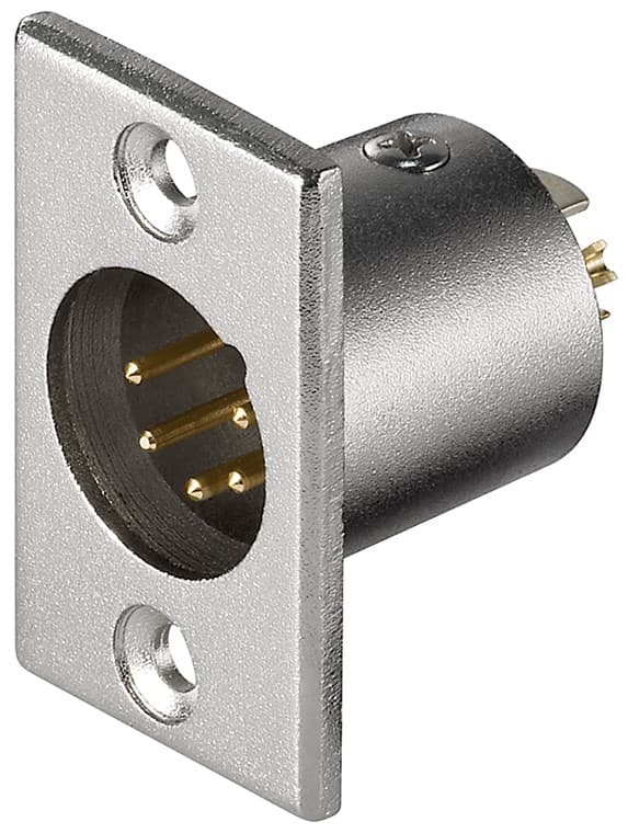 Infälld mikrofonkontakt, 5 Pin