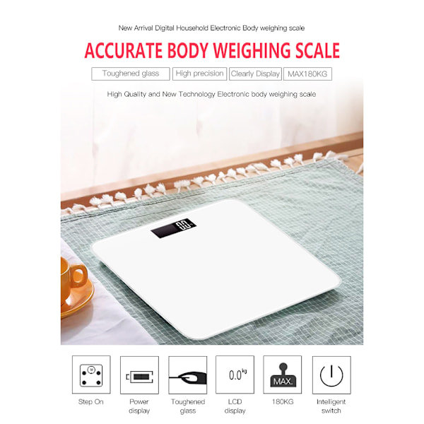 Smart Voice Broadcast Scale - Accurate Results Hvid