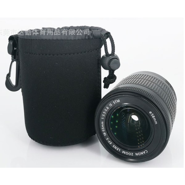 Kameraobjektivpose Tykk snørehåndtag SLR Sort M