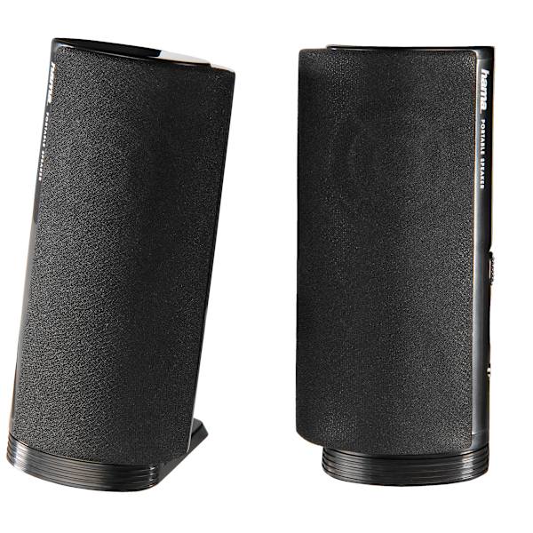 PC Högtalare E80 USB 3,5mm Hane Svart