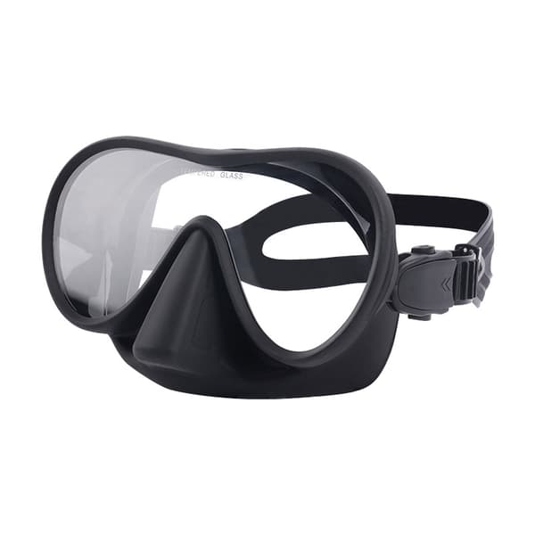 Dykmask - Anti-fog, bekväm passform Black Black