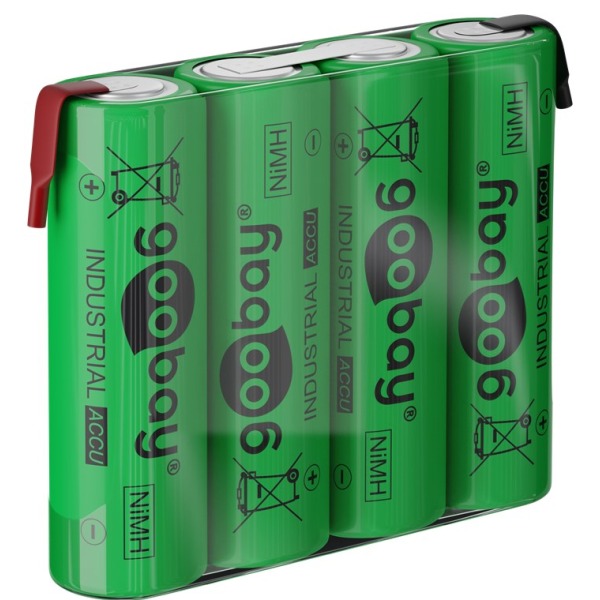 4x AA (Mignon) laddningsbart batteri - 2100 mAh