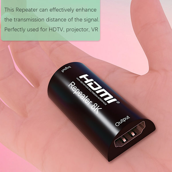 HDMI Förstärkare / Repeater Black Black