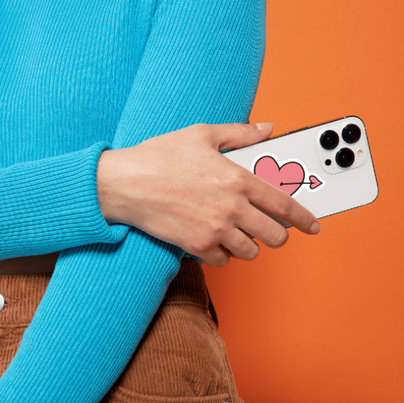 Love Heart Stickers 50-pak MultiColor N14 MultiColor