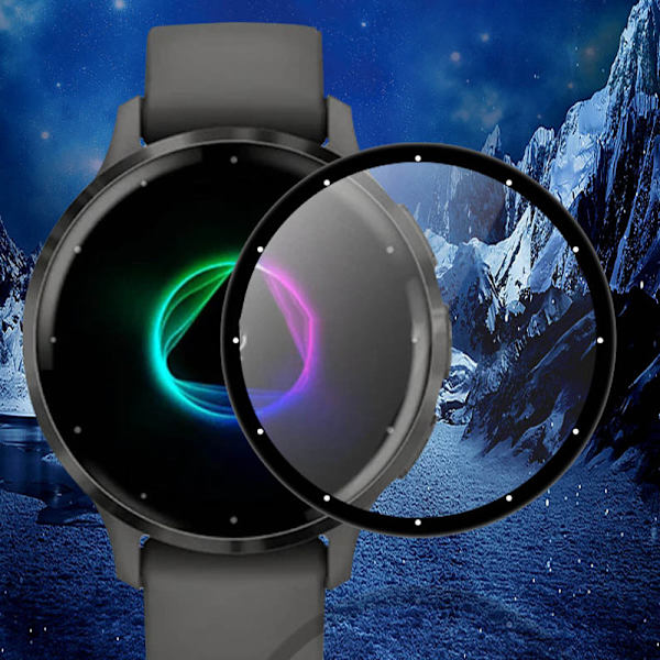 Garmin Venu 3S Skærmbeskytter, 3D Buet Blød Film, 2-Pak