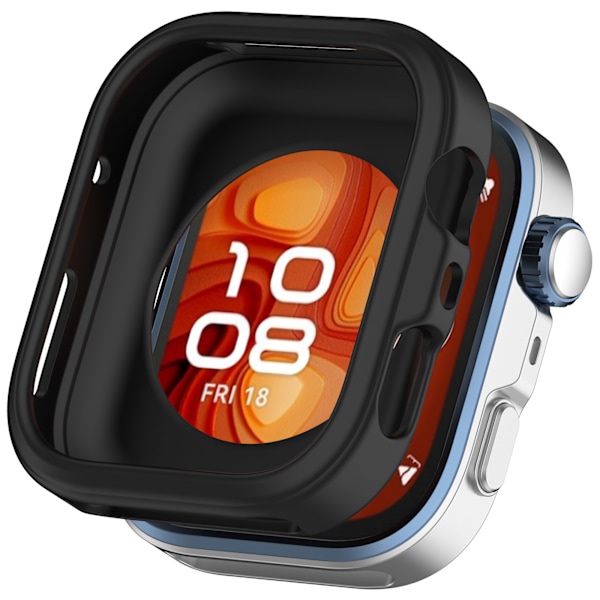Silikoneetui til Huawei Watch Fit 4 Pro Sort