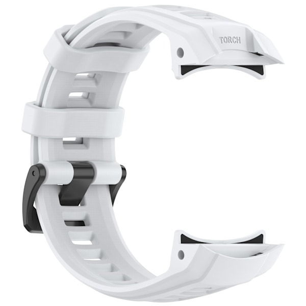 Silikoniranneke Garmin Instinct 3:lle (50 mm) - Valkoinen