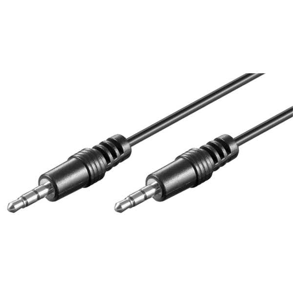 Ljudanslutningskabel AUX, 3,5 mm stereo, CU