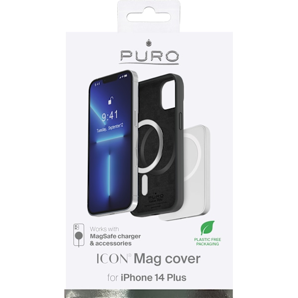iPhone 14 Plus Icon Mag, Black