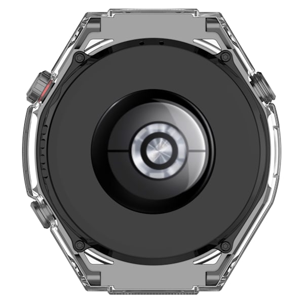 Skyddsskal för Huawei Watch Ultimate - Integrerat skal och fodral i silver Transparent