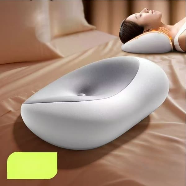 Memory Foam Cervical Nackkudde för Smärtlindring och Ryggradsjustering Grey Grey