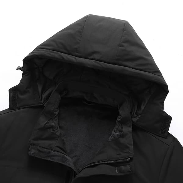 Musta lämmitetty takki - Dual Control 9 vyöhykettä 5XL 5XL