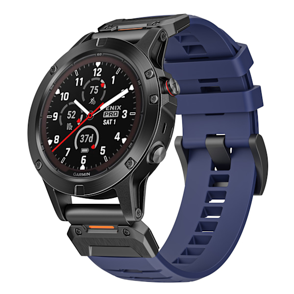22 mm urrem til Garmin Fenix 3/5/5X/6X/7X Blå