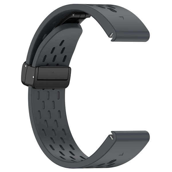 Klockarmband i Silikon för Garmin 22 mm - Vit Grå